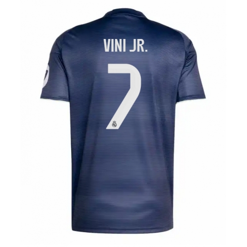 Billige Fotballdrakt Real Madrid Vinicius Junior #7 Replika Bortedrakt 2025-26 Kortermet Billige Fotballdrakt Real Madrid Vinicius Junior #7 Replika Bortedrakt 2025-26 Kortermet